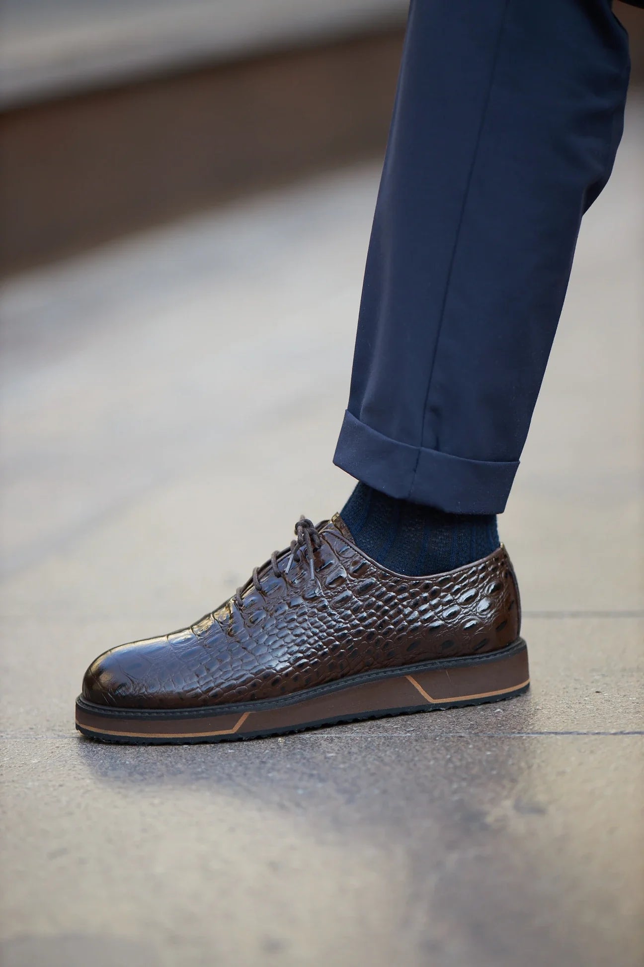 Brown Monkzilla Chunky Shoes