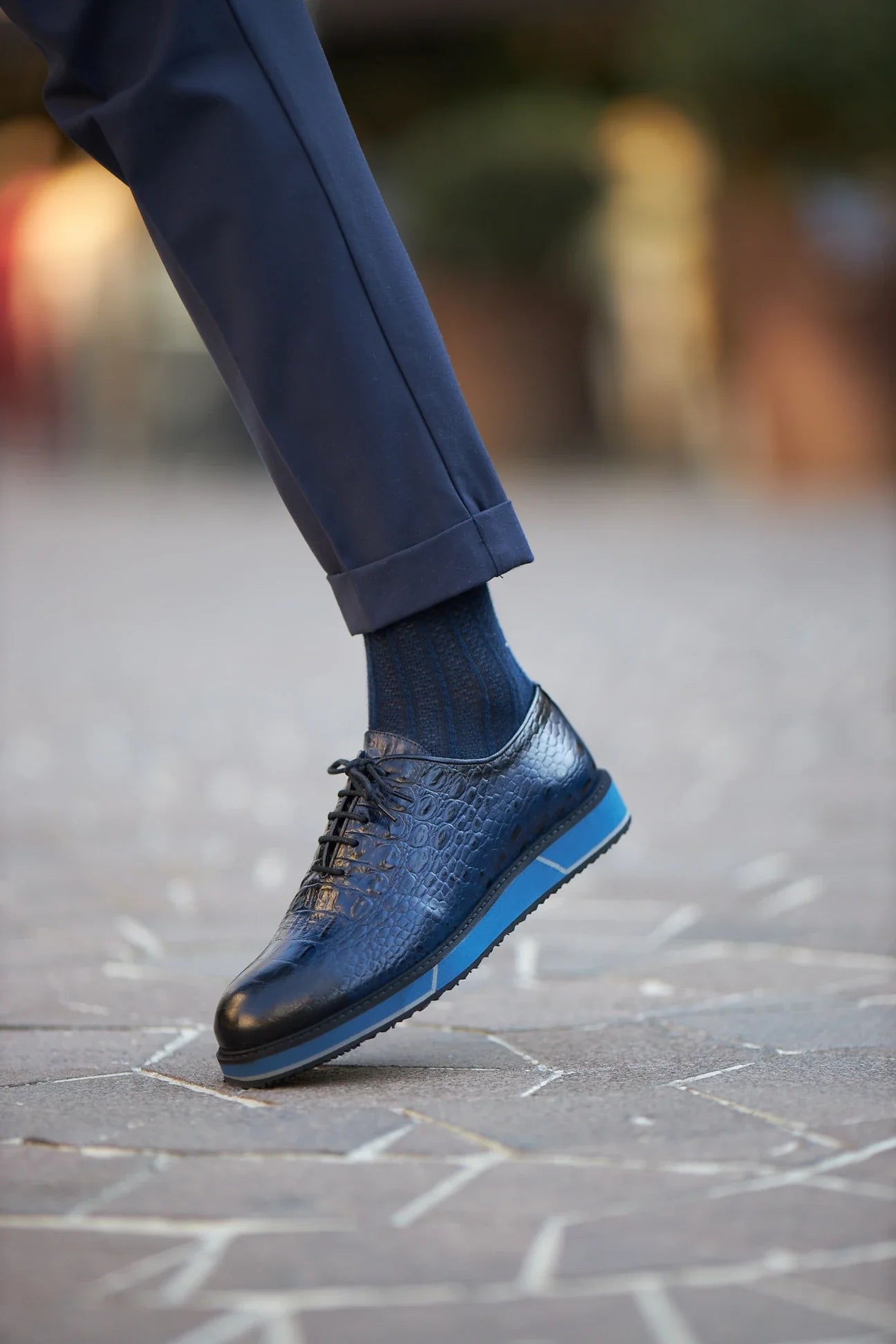 Blue Monkzilla Chunky Shoes