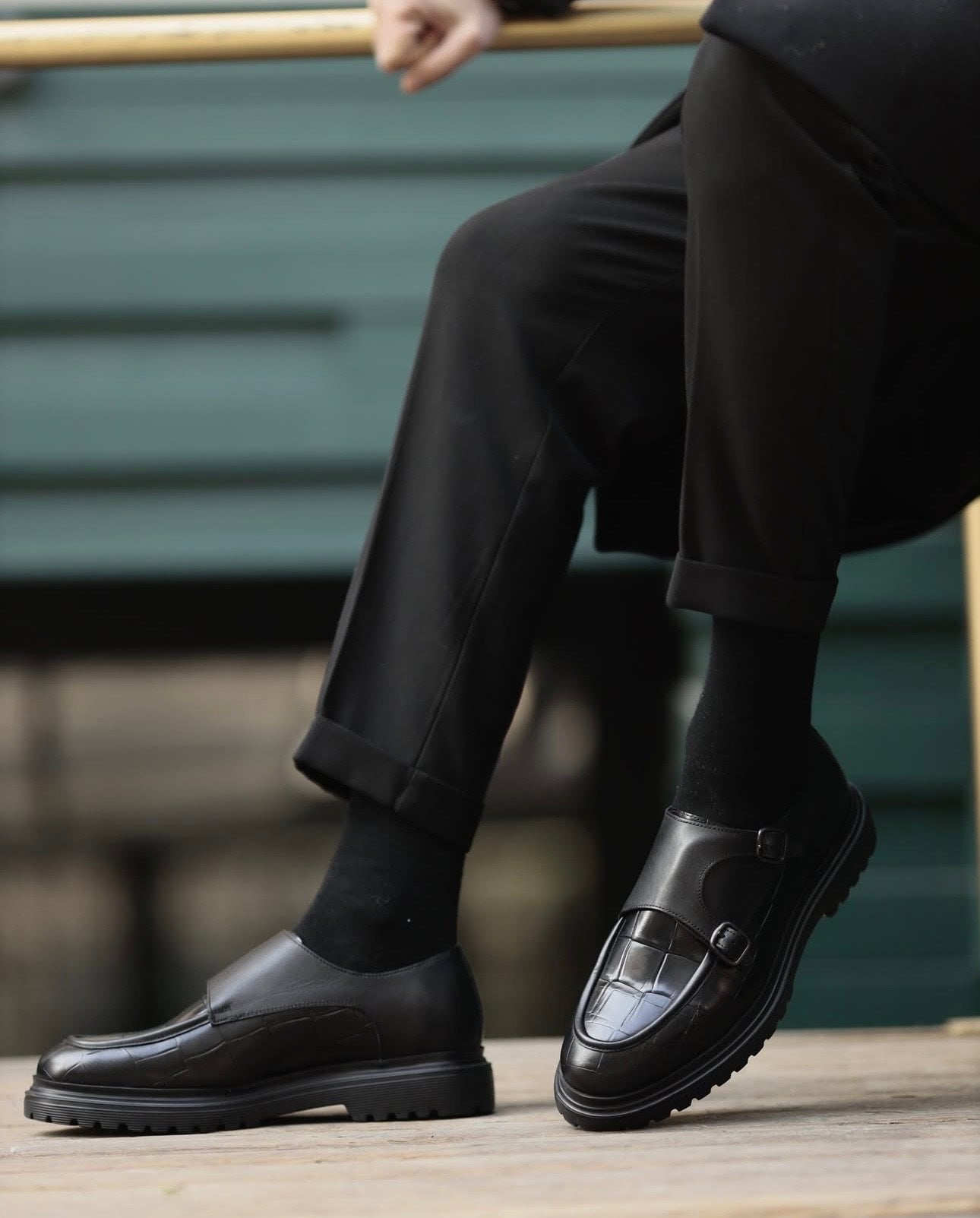 DOUBLE MONK CHUNKY SHOES