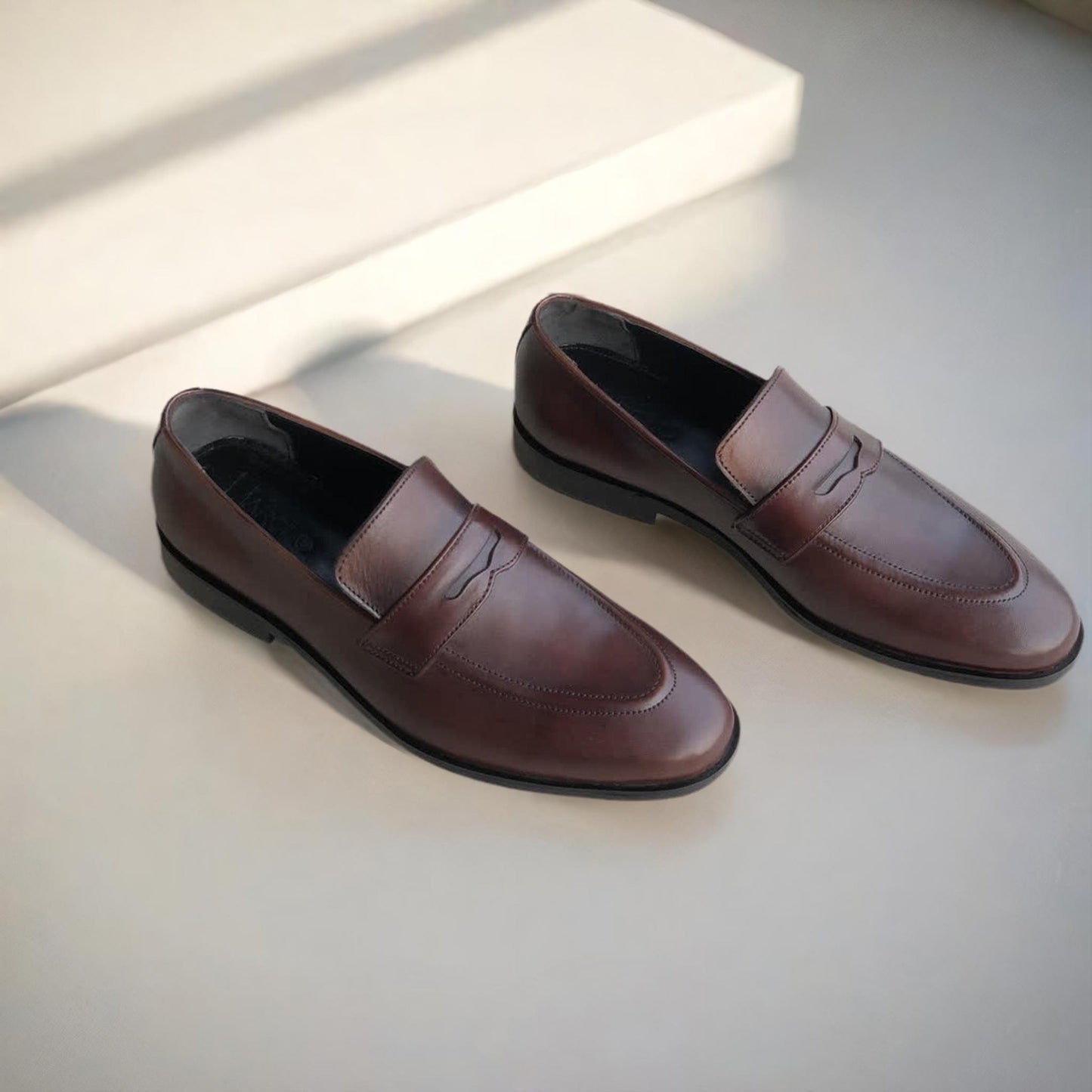 Brown Penny Loafers