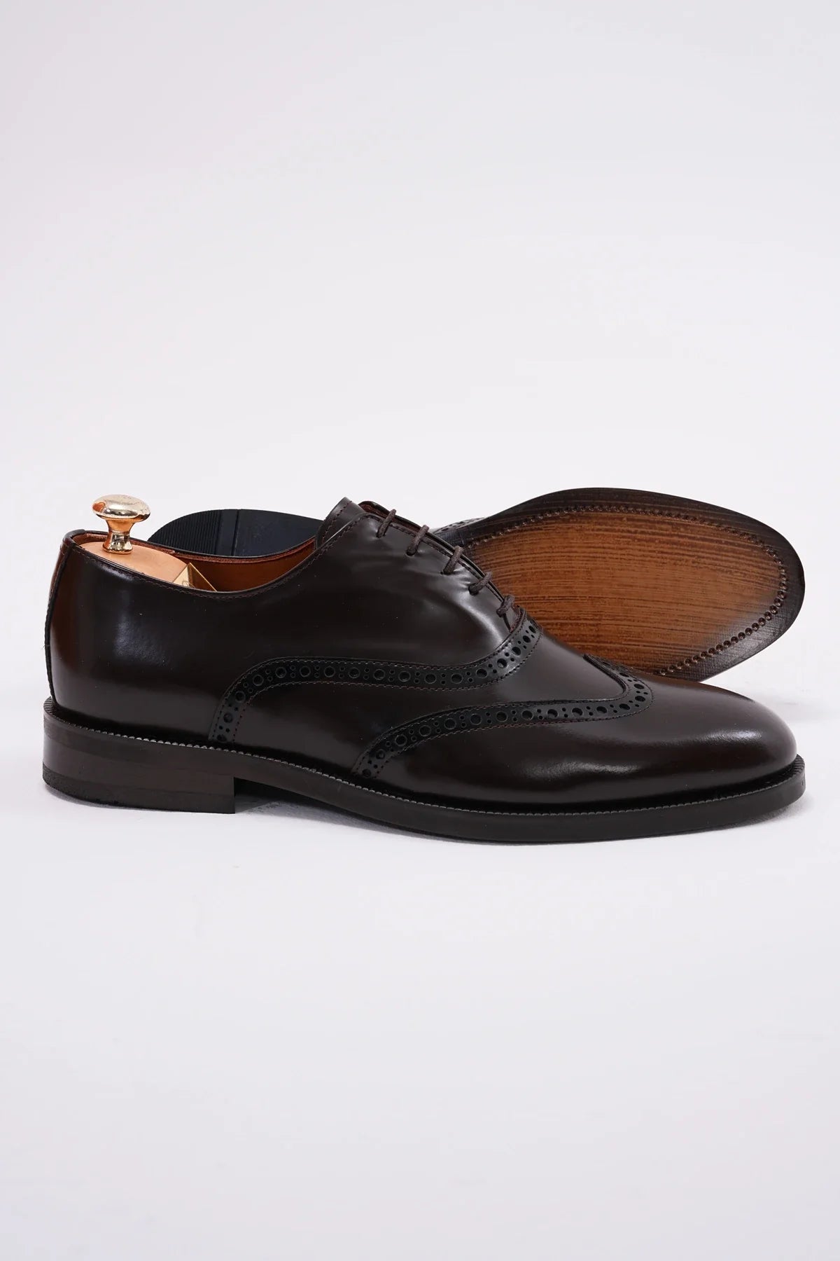 Brown Calf Wingtip Oxford