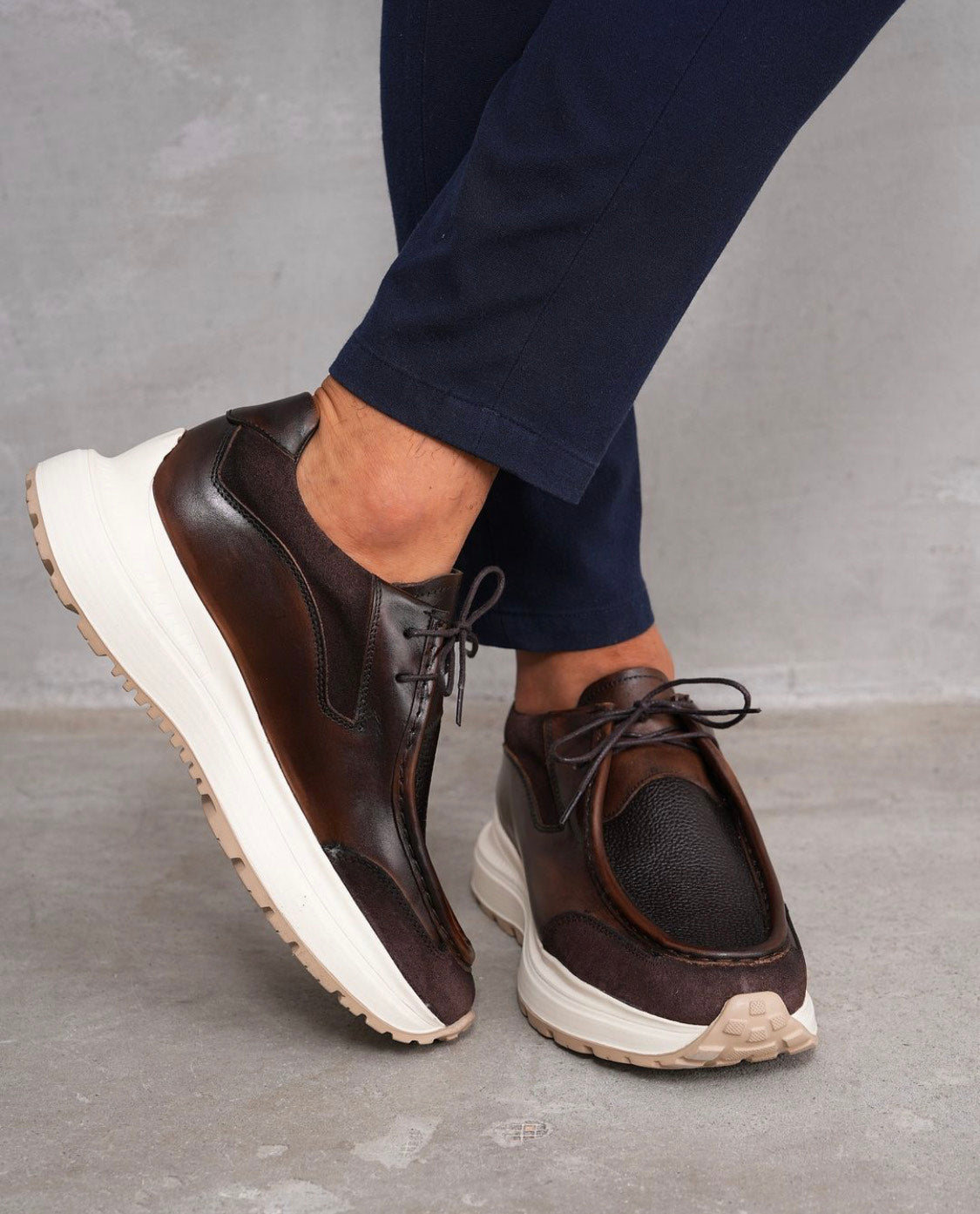 Brown Shaded Casual Runners