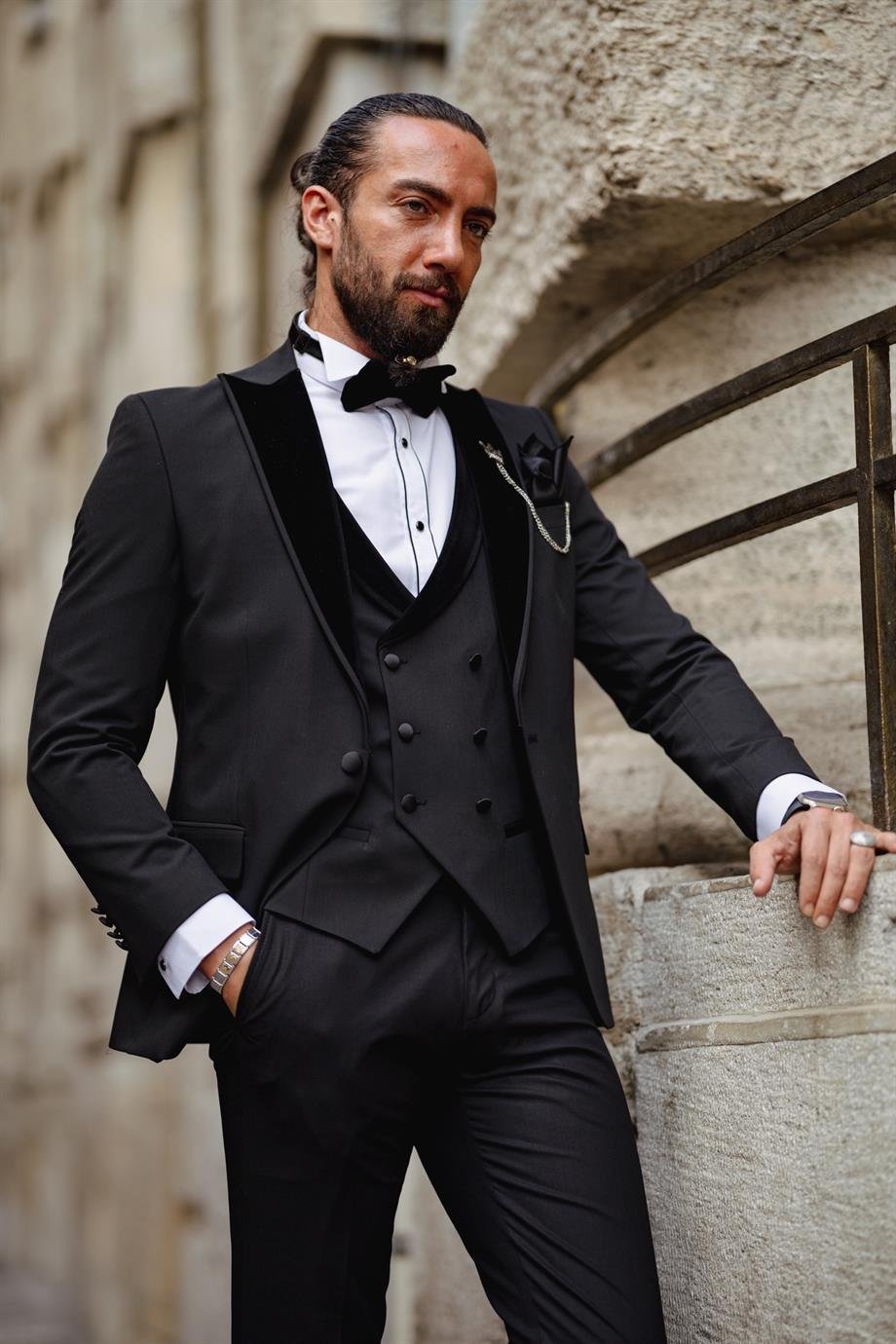 Special Design Velvet Collar Tuxedo