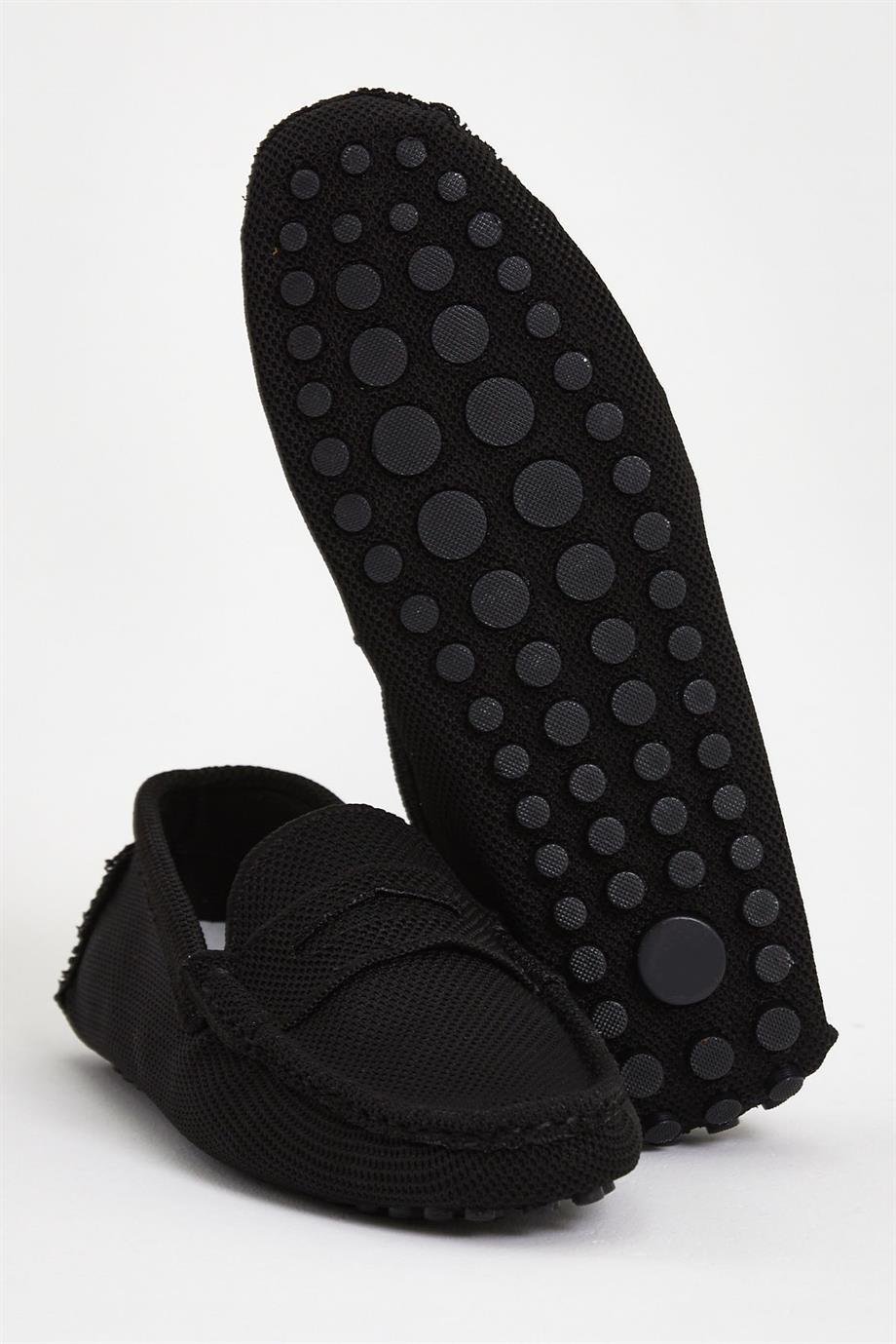 Black Knitwear Driving Loafer