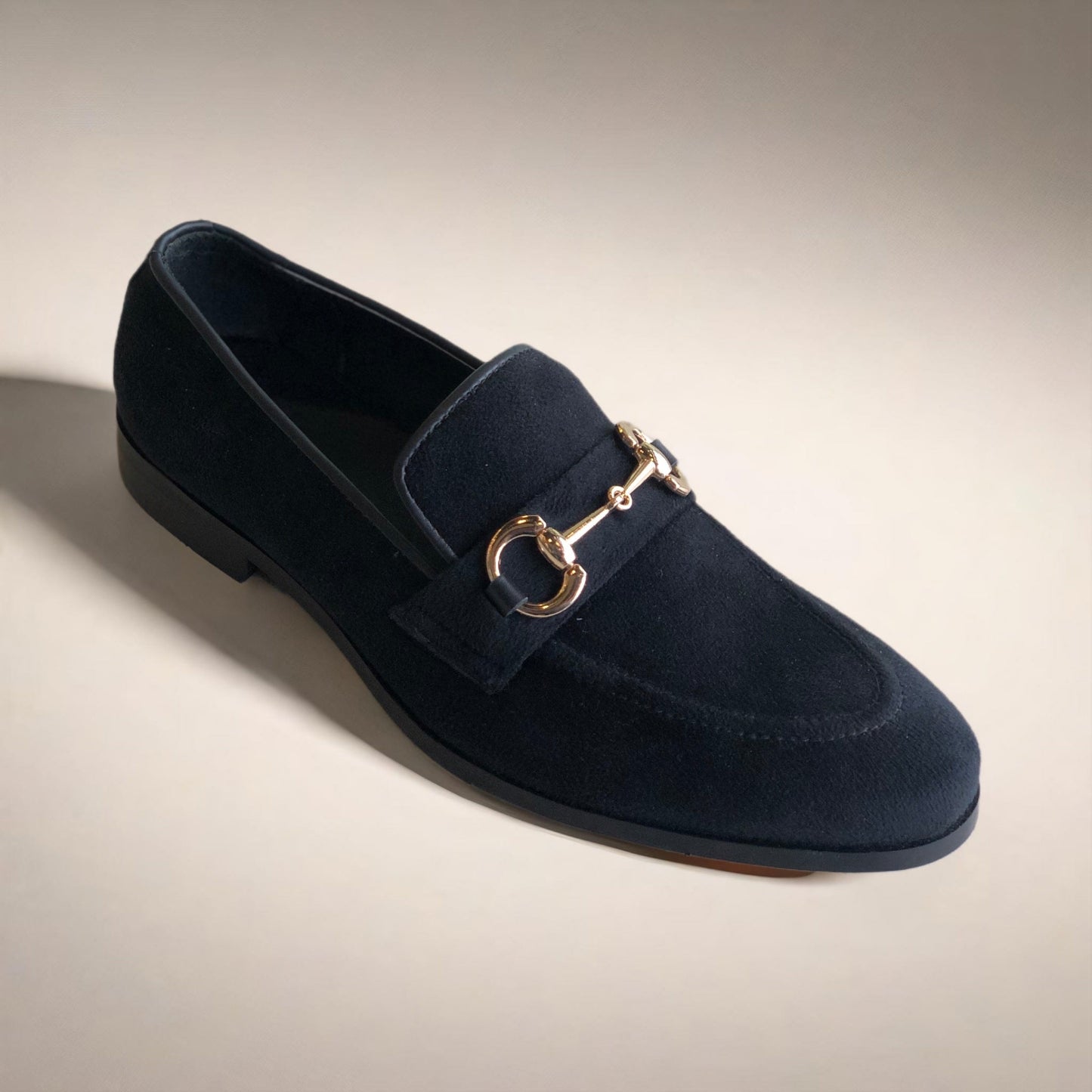 Black Velvet Loafer