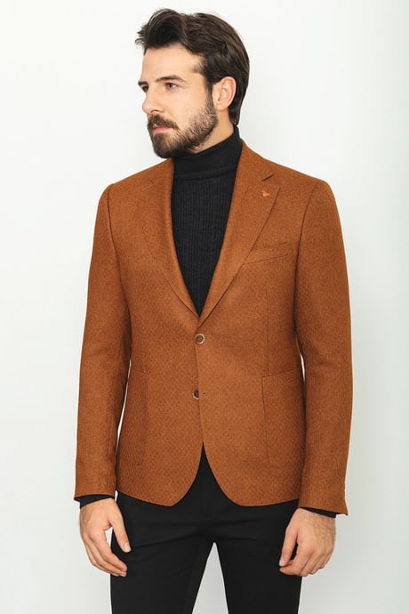 Mono Collar Pocket Pocket Blazer